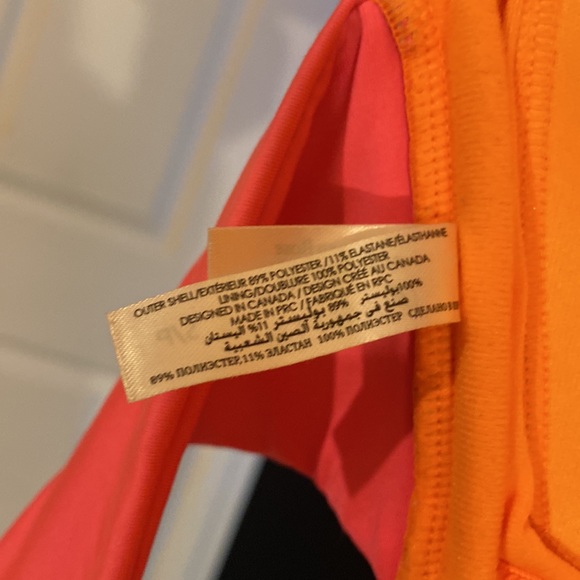 ๐AQUA LA VIE EN ROSE SEXY Fluorescent Hot Pink  multiple strap BIKINI ๐๐๐ธ๐ - Picture 6 of 9